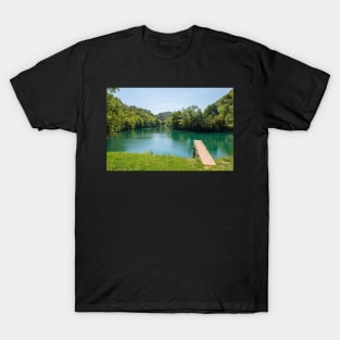 River Una Near Orasac in Bosnia T-Shirt